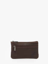 Coin Purse Oil Leather Etrier Black oil EOIL612
