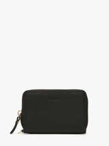 Porte-monnaie Cuir Equestre Etrier Noir equestre EEQT096M