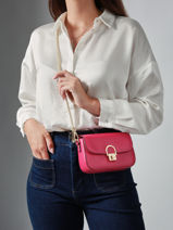 Sac Bandoulire Altair Cuir Etrier Rose altair EALA134X-vue-porte
