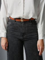 Adjustable Belt Etrier Brown brumby EBRU414C-vue-porte