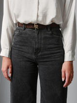 Adjustable Belt Etrier Brown brumby EBRU414C-vue-porte