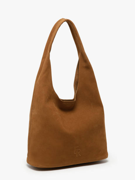 Hobo Cavalier Nubuck Leather Etrier Brown cavalier nubuck ECAN154M other view 2