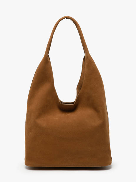 Hobo Cavalier Nubuck Leather Etrier Brown cavalier nubuck ECAN154M other view 4
