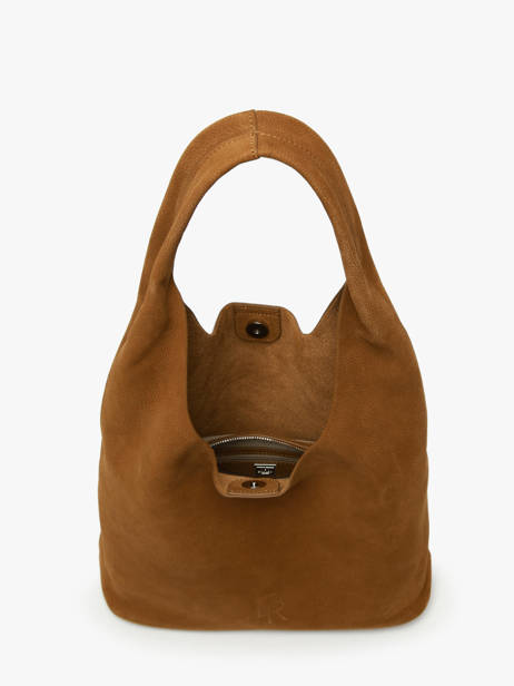 Hobo Cavalier Nubuck Leather Etrier Brown cavalier nubuck ECAN154M other view 3
