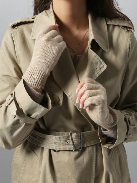Gloves Cashmere Vercors Etrier Beige vercors EVER428U other view 1